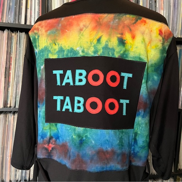 PHISH donut TABOOT llama ♻️🌈⭕️ ice dyed party robe wrap festival sphere - Picture 6 of 11